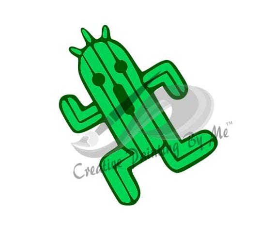 Buy Running Cactus Man, Funny Desert Pun, Video Game Character, Classic  Fantasy Games Online in India - Etsy