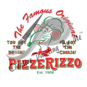 Pizzerizzo, you got the dough, We got the cheese, con artist rodent