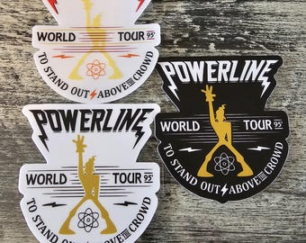 Powerline World Tour 3&quot; sticker