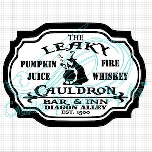 Witch's brew in a cracked cauldron
