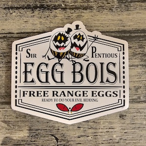 Egg Bois 3&quot; magnet (Hazbin Hotel inspired)