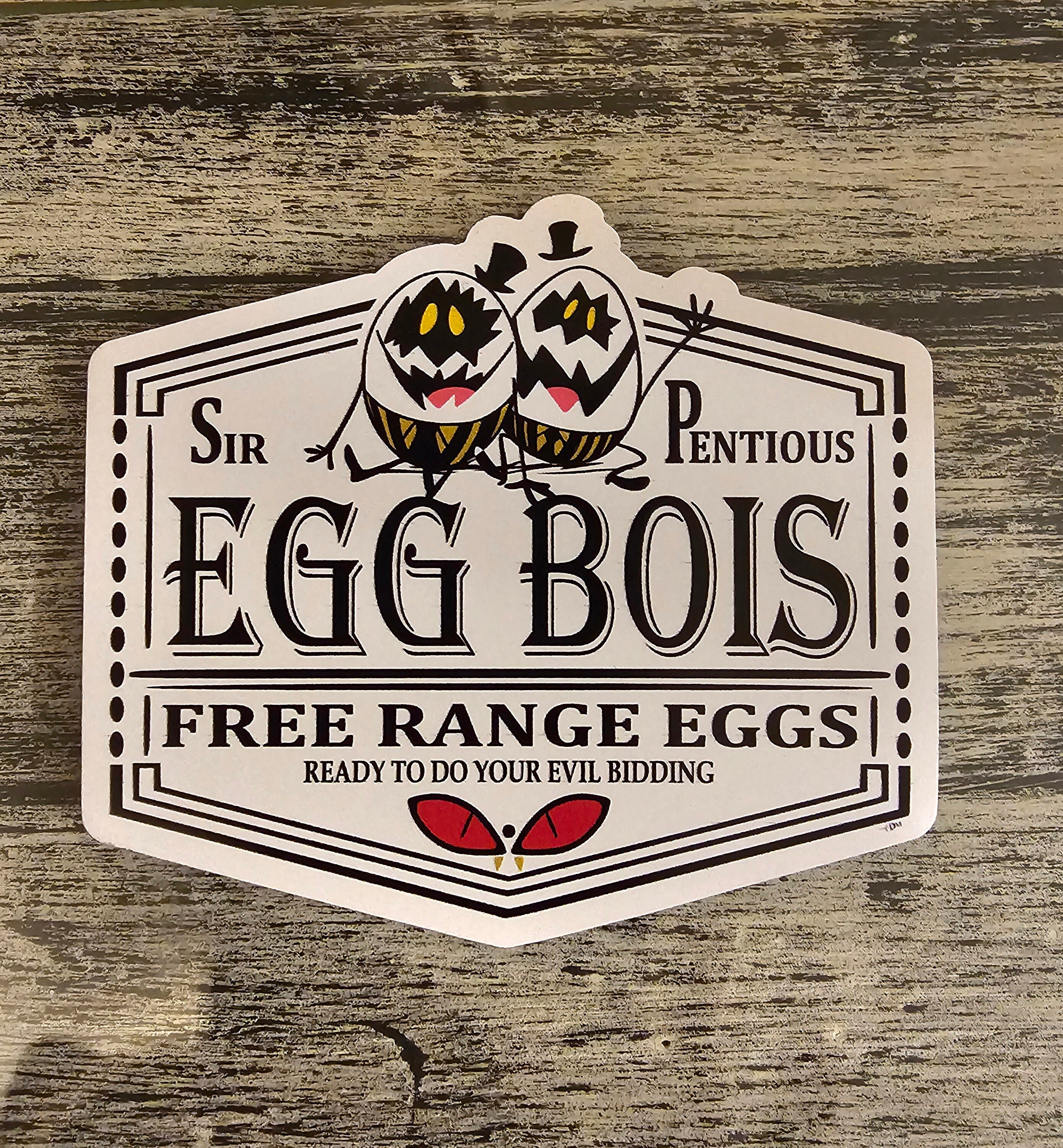 Egg Bois 3" magnet
