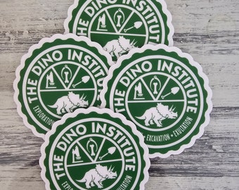 The Dino Institute 3&quot; sticker (CTX)