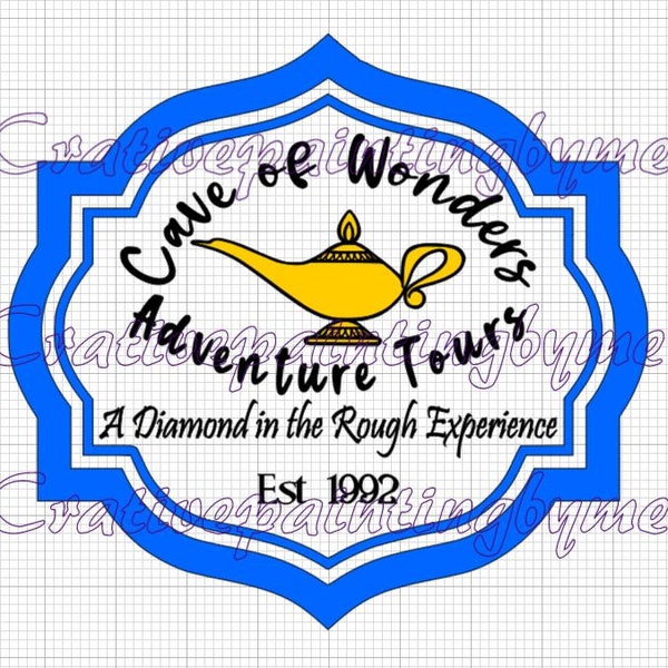 Cave of Wonders SVG, Aladdin, Princess, Magic genie, Disney, Clever t-shirt design, 90s kids, toddler shirt, retro theme, digital download