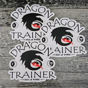 Pegatina de 3" de Entrenador de dragones