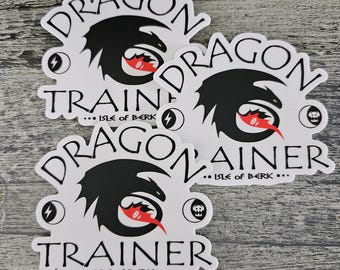 Dragon Trainer 3&quot; sticker
