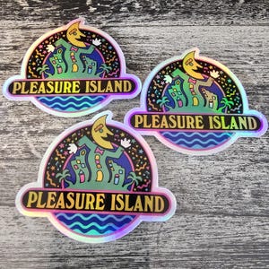 Pleasure Island 3" Aufkleber