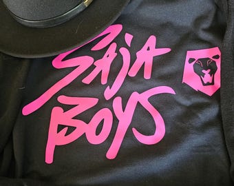 K-Pop Saja Boys Fan Shirt, Neon Demon Hunters, Korean Art Apparel
