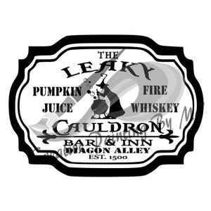 Witch's brew in a cracked cauldron (digital download)