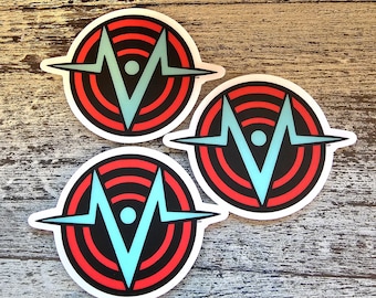 Vox logo 3.5" sticker (Hazbin hotel inspired)