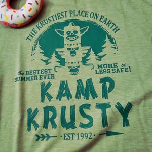 kamp Krusty summer camp shirt
