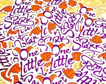 One Little Spark  2" stickers (2 pk)