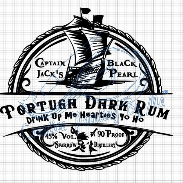 Pirates of the Caribbean SVG, Tortuga Rum T-shirt design for Cricut, Disney, Pirate ship, Clever gift items,Johnny Depp Captain Jack Sparrow