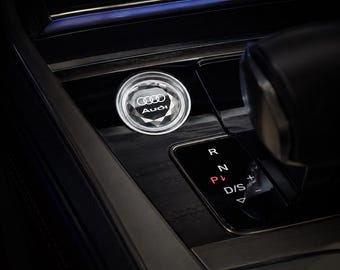Pegatina para botón de arranque Audi, cubierta de arranque del motor de cristal, decoración interior del coche, insignia de consola de lujo para propietario de Audi