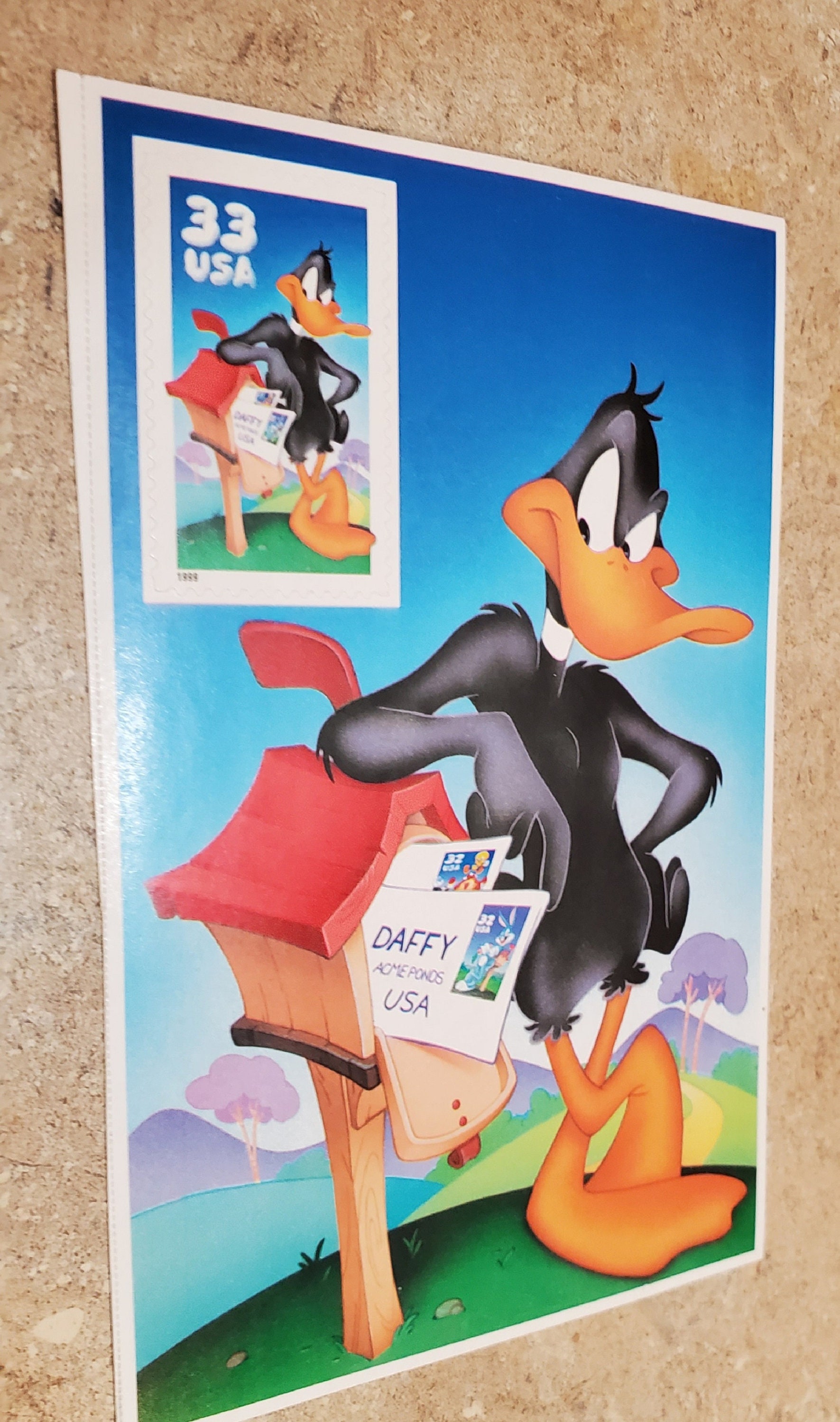 Looney Tunes Characters paper cards from Warner bros. USPS | Etsy