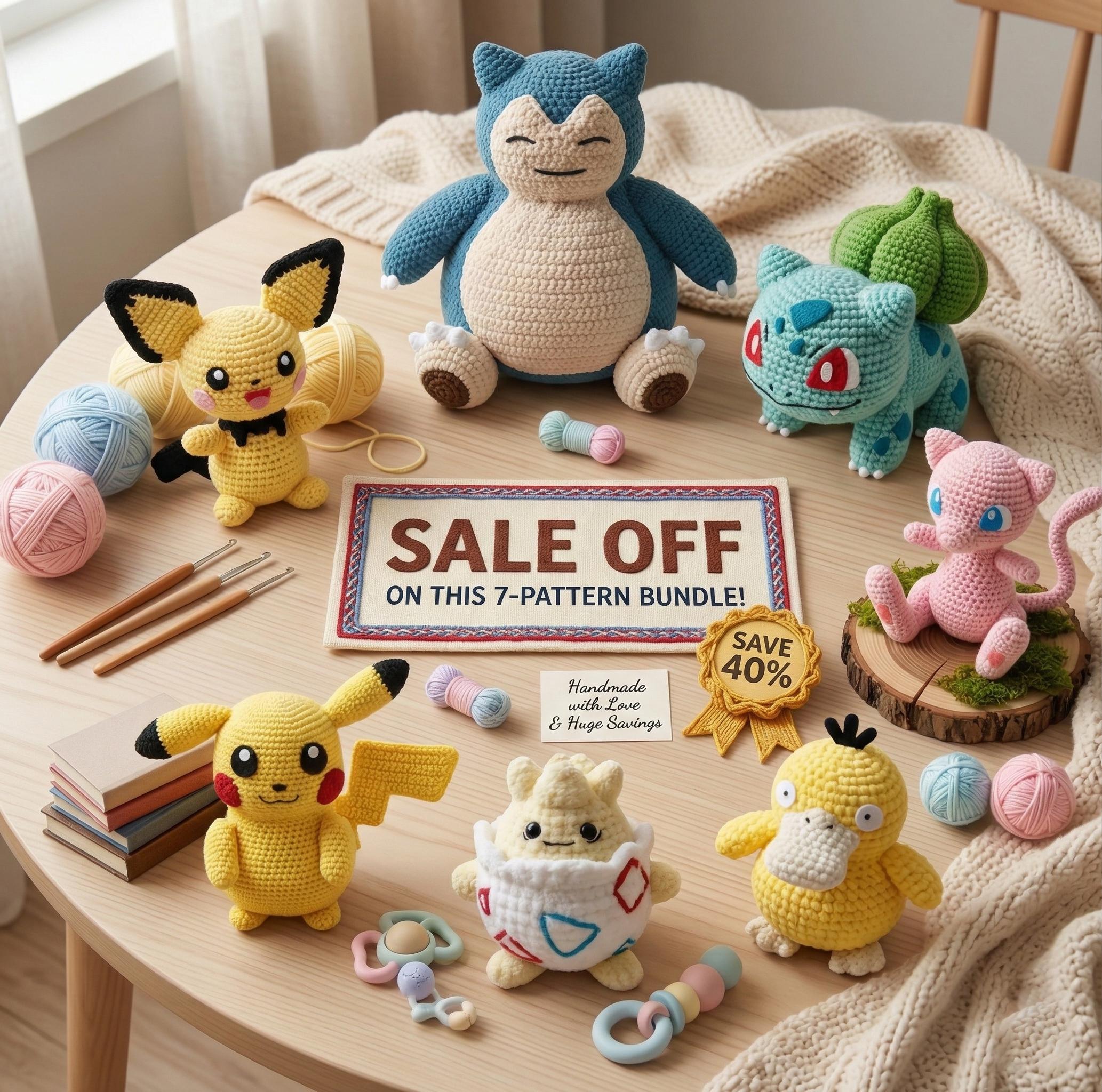 ピカチュウかぎ針編み - Etsy 日本