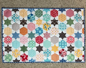 Flea Market Fabric Small Quilt