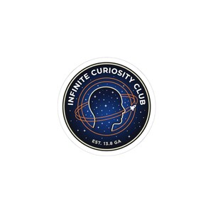 Parche de misión del Club de la Curiosidad Infinita | espacio, astronauta, parche de misión