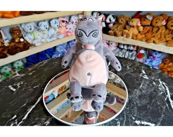 TY Beanie Baby - Gloria the Hippo (Madagascar 2) | MWMT | Vintage | Rare