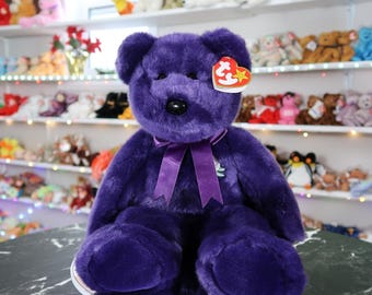 TY Beanie Buddy - Princess Diana Bear | MWMT New Mint Tags | Retired | Rare
