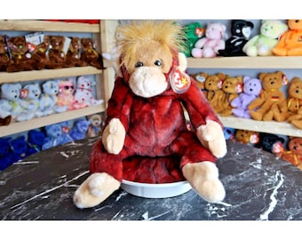 TY Beanie Buddy - Schweetheart the Orangutan | MWMT | Vintage | Rare