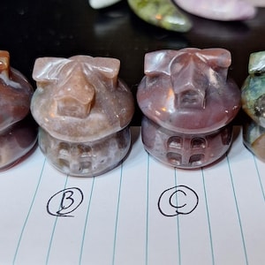 Ocean Jasper Mini Mushroom house