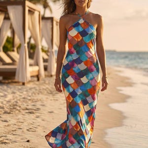 chinese dress ladies Mermaid Sequin Dress Emerald 7 Years main image 0