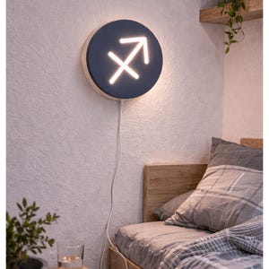 Zodiac Sign Lamp LED Decorative Wall Lamp - 12 Designs, Modern, Dimmable, USB