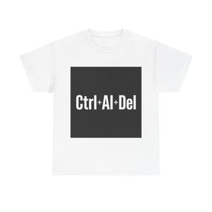 Camiseta divertida con humor tecnológico Ctrl AI Supr, regalo para programadores, camiseta para frikis de la informática