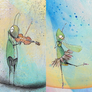 Immersed, 14&quot;x11&quot; Giclee Print of my original mixed media watercolor paintings