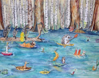 Regatta, The: Giclee Print
