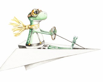 Soar On, 14&quot;x11&quot; or 16&quot;x20&quot; Giclee Print of my original watercolor painting