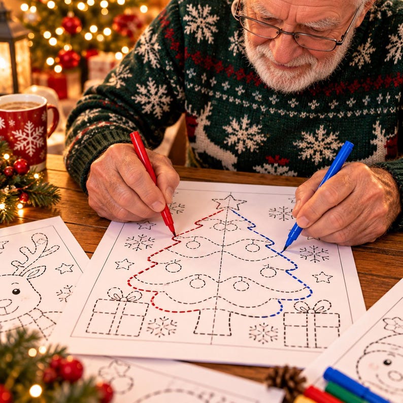 Two-hand Tracing Worksheets, 100 Pages, Bilateral Coordination, Fine ...