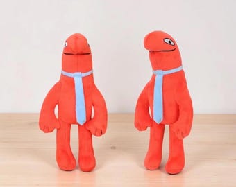 Allan Red Plush Toys, Cut Friends  Smiling Soft plush, Gift for her
