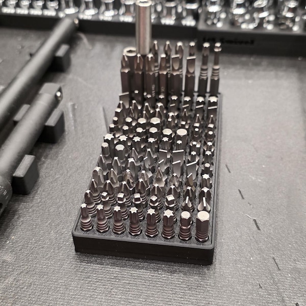 1/4 Bit organizer tray - organizing tray holds 100 bits