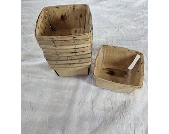 vintage farm berry baskets lot of 10
