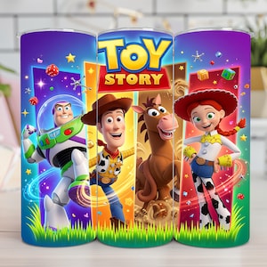 Cartoon Tumbler Wrap, 20oz Skinny Tumbler Sublimation Design, Cartoon Movie Tumbler, Tumbler Wrap PNG, Digital Download