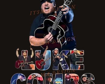 Luke Combs Concert PNG, Country Music T-Shirt Design (Digital File)
