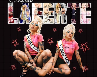 Mon Laferte Femme Fatale Tour 2026 PNG Design (Digital Download)