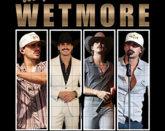 Tucker Wetmore Band Tour 2026 Tshirt Design, Country music music PNG File Instan Download