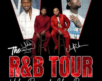 Raymond & Brown Tour 2026, Usher x Chris Brown Tshirt Design ( Digital Download)