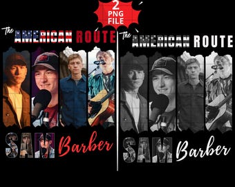 Sam Barber Tour 2026: T-Shirt PNG File (Digital Download)
