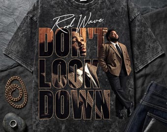 Archivo PNG de la gira "Don't Look Down Tour 2026" de Rod Wave (descarga digital)