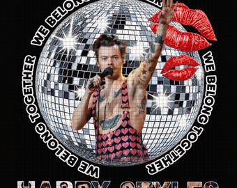 Harry Styles Together Tour 2026 PNG: Diseño de camiseta de concierto (Descarga digital)