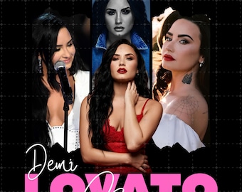 Demi Lovato It's Not That Deep Tour, T-Shirt PNG Design (Digital Download)