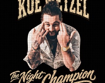 Koe Wetzel The Night Champion PNG, Country Singer Concert Graphic (Digital Download)