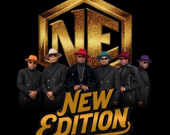 The New Edition Way Tour PNG, Concert 2026 Digital Download (Digital File)