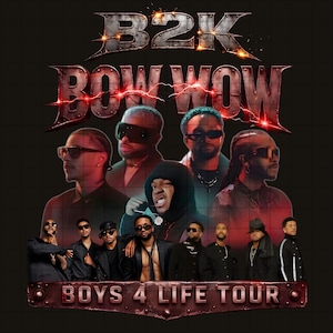 Archivo PNG de la gira B2K Bow Wow Boys4Life: Diseño de camiseta del concierto B2K 2026 (descarga digital)