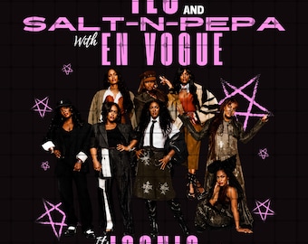 TLC Salt N Pepa En Vogue Tour PNG, 90s Rnb Concert Graphic (Digital Download)