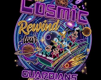 Guardians of the Galaxy Cosmic Rewind PNG (Digital Download)